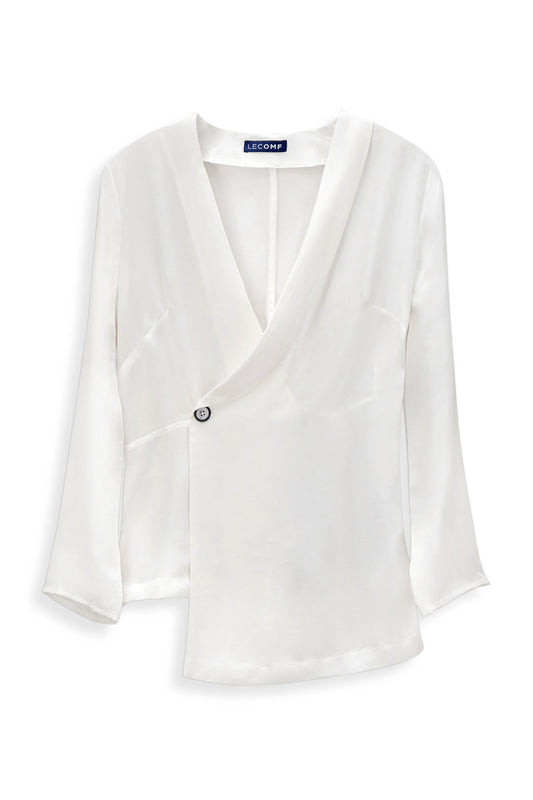 Blusa blanca Mujer LECOMF. Moda sostenible.