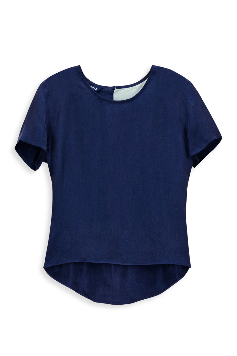 Camisa basica azul mujer LECOMF